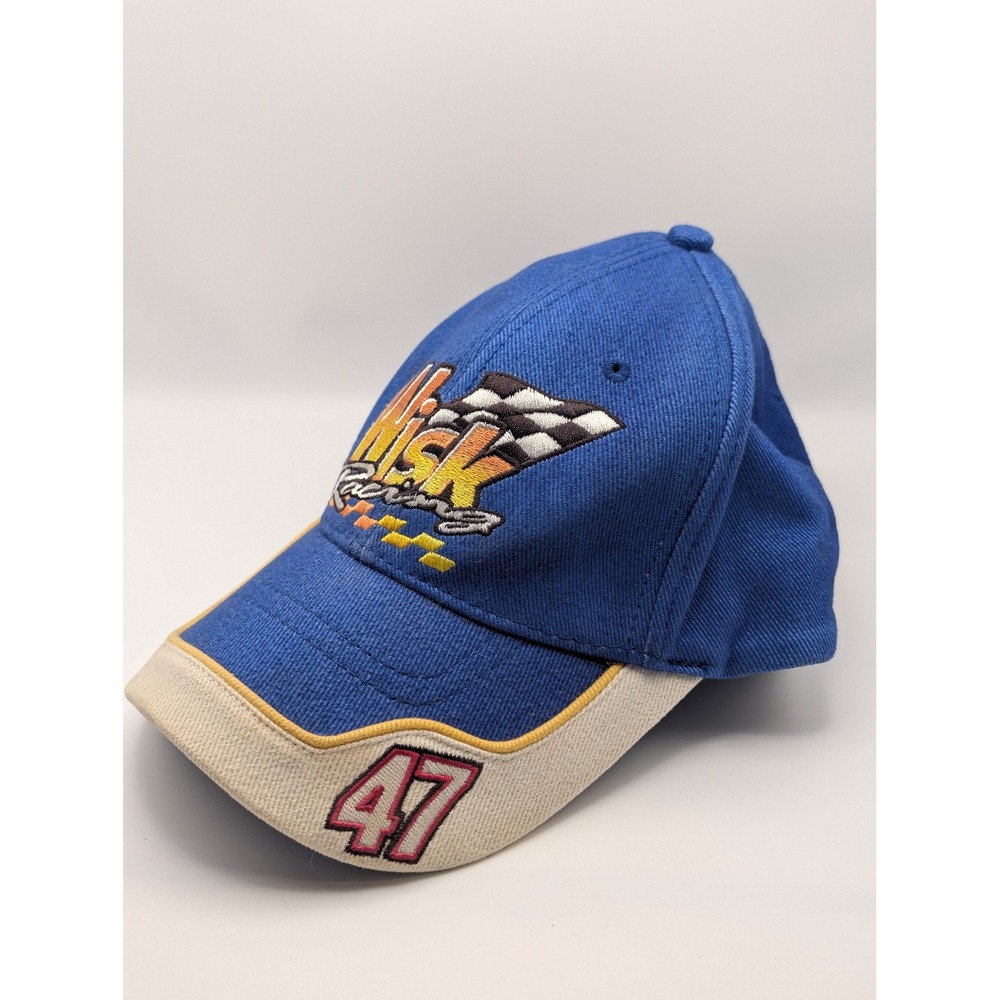 Wisk Racing Hat Mens OSFA Blue Excellent Clorox 47 Nascar Style Baseball Cap